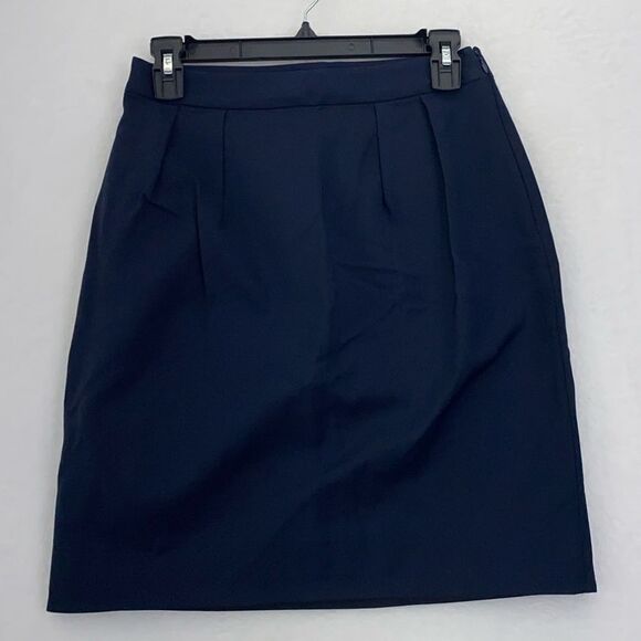 Kate Spade Skirt the Rules Skirt in Navy Blue - Picture 1 of 5